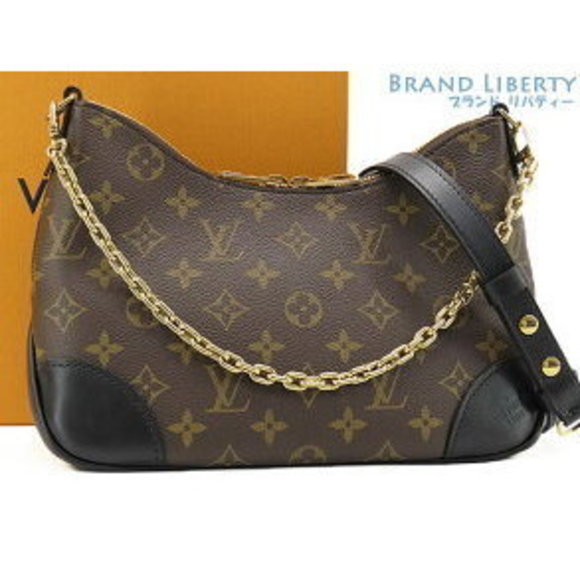 Louis Vuitton Monogram Boulogne One Crossbody Hobo Noir Black - Picture 1 of 9